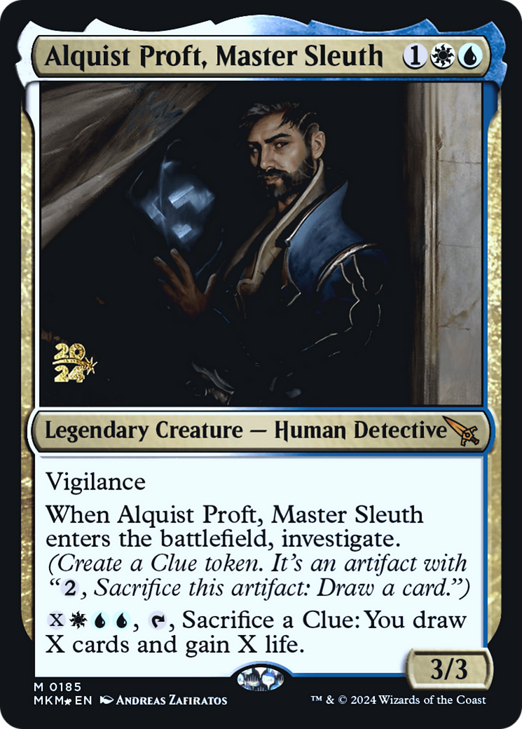 Alquist Proft, Master Sleuth [Murders at Karlov Manor Prerelease Promos] | Deep Dive Games St. Marys