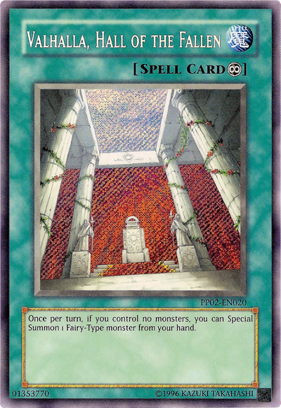 Valhalla, Hall of the Fallen [PP02-EN020] Secret Rare | Deep Dive Games St. Marys