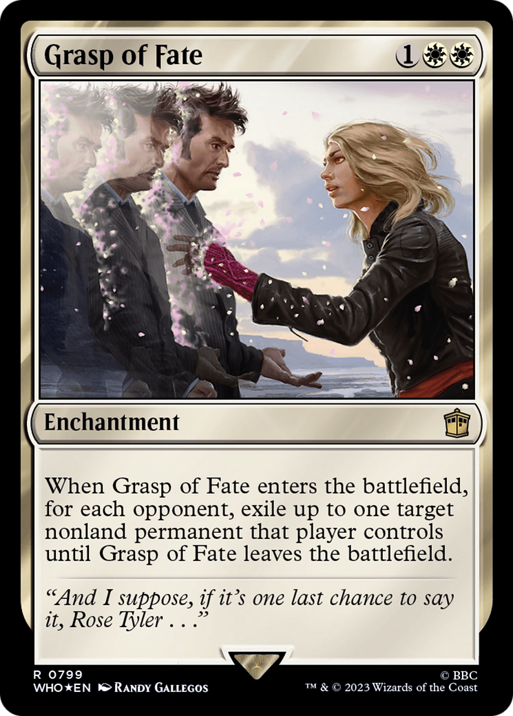 Grasp of Fate (Surge Foil) [Doctor Who] | Deep Dive Games St. Marys
