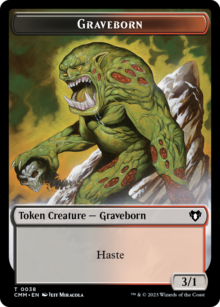 Thopter // Graveborn Double-Sided Token [Commander Masters Tokens] | Deep Dive Games St. Marys