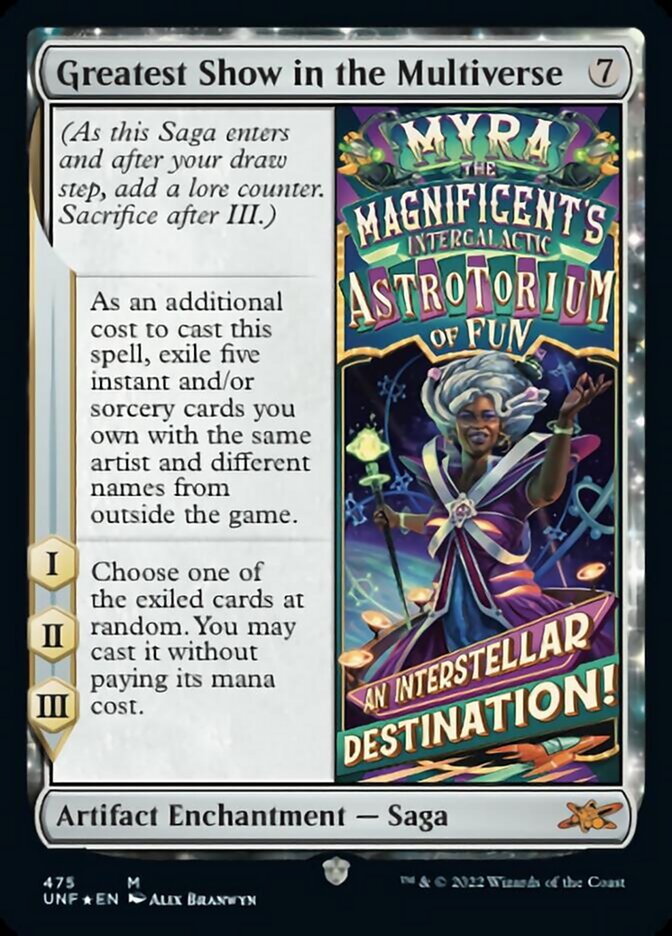 Greatest Show in the Multiverse (Galaxy Foil) [Unfinity] | Deep Dive Games St. Marys