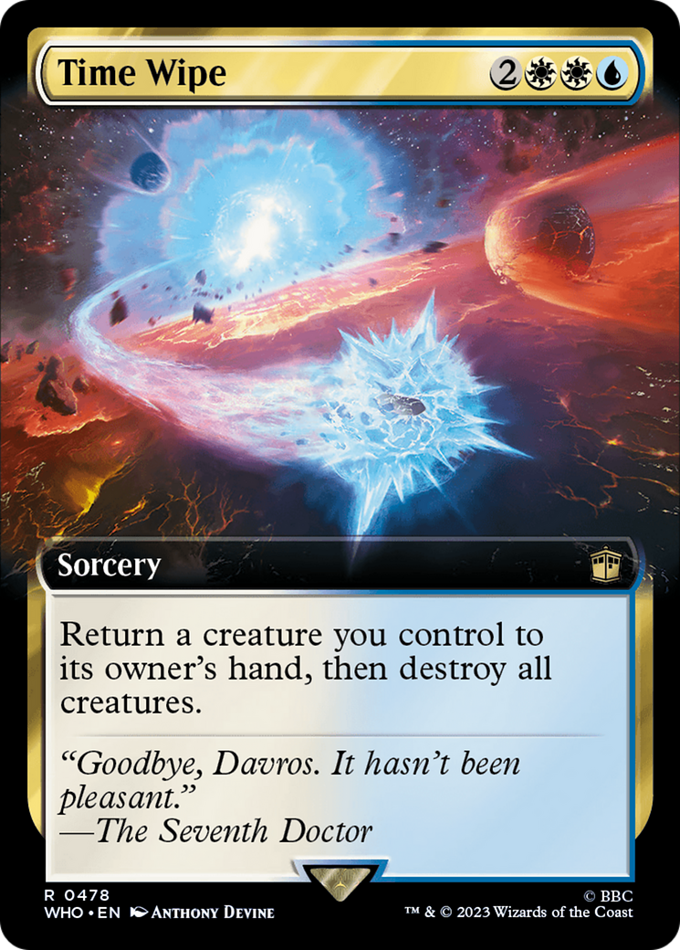 Time Wipe (Extended Art) [Doctor Who] | Deep Dive Games St. Marys