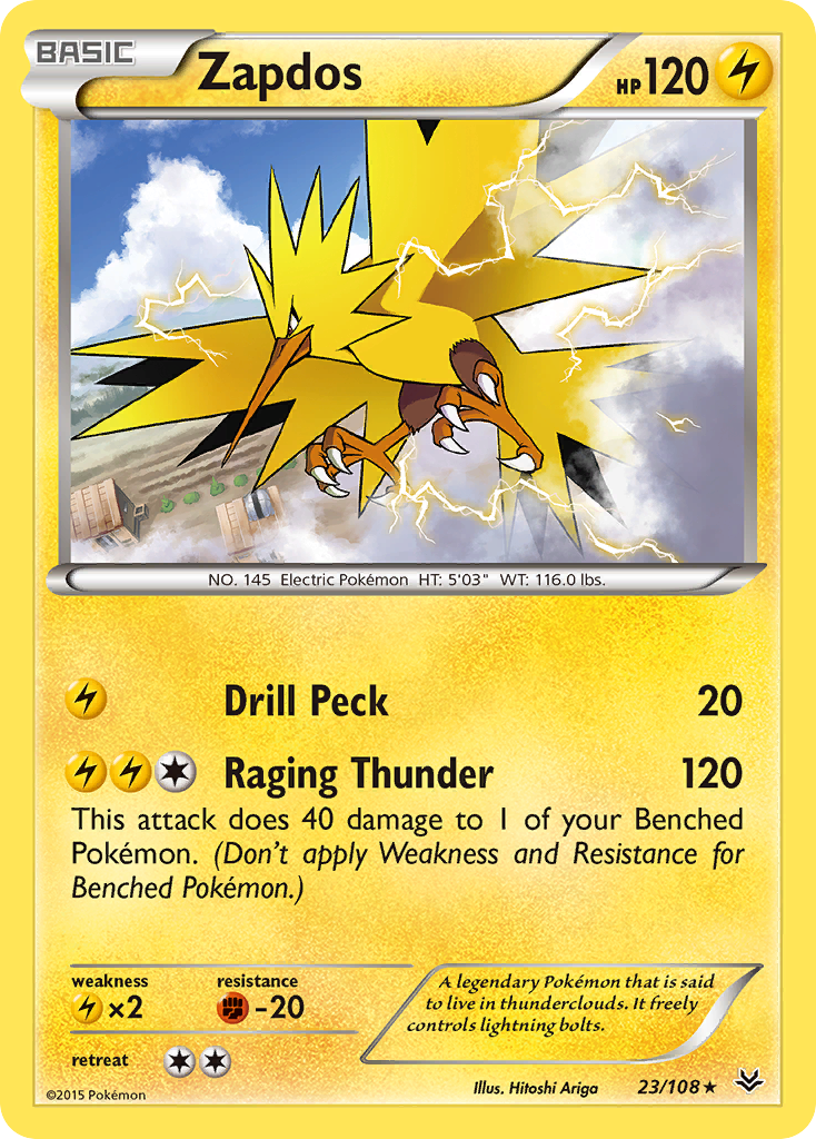 Zapdos (23/108) [XY: Roaring Skies] | Deep Dive Games St. Marys