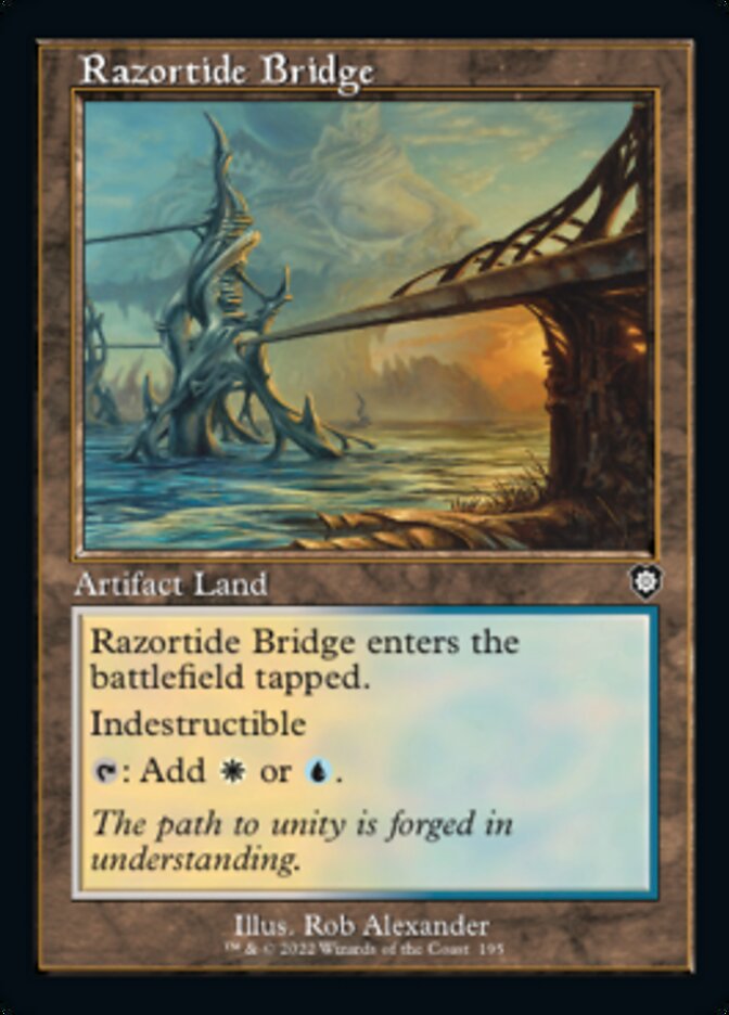 Razortide Bridge (Retro) [The Brothers' War Commander] | Deep Dive Games St. Marys