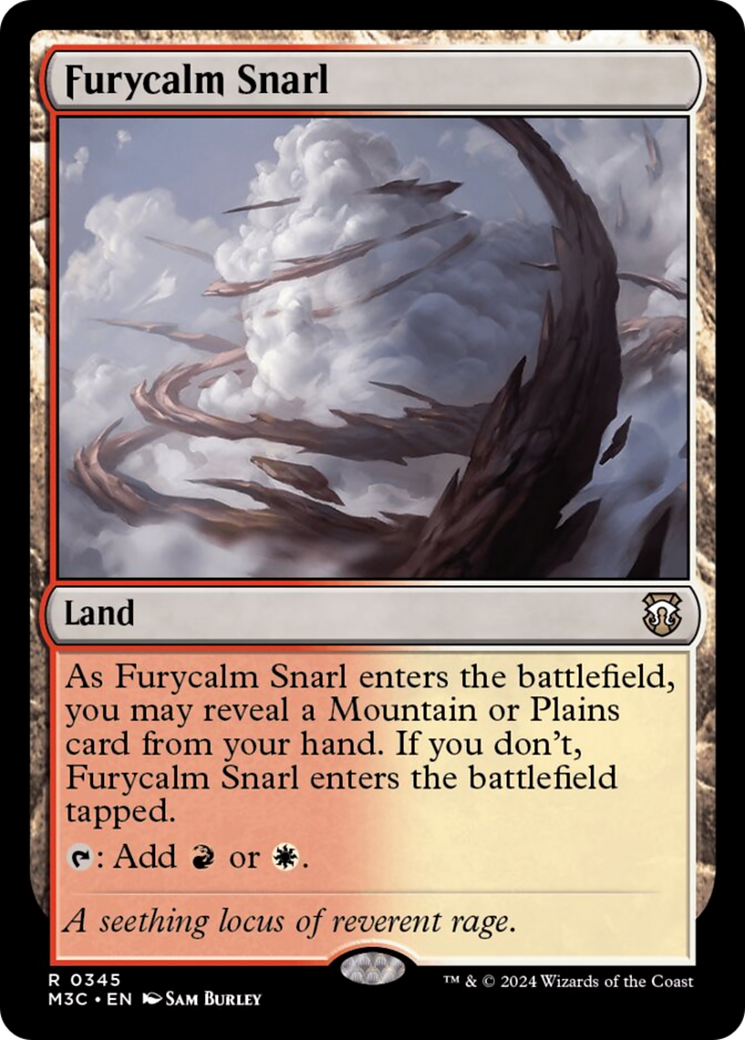 Furycalm Snarl [Modern Horizons 3 Commander] | Deep Dive Games St. Marys