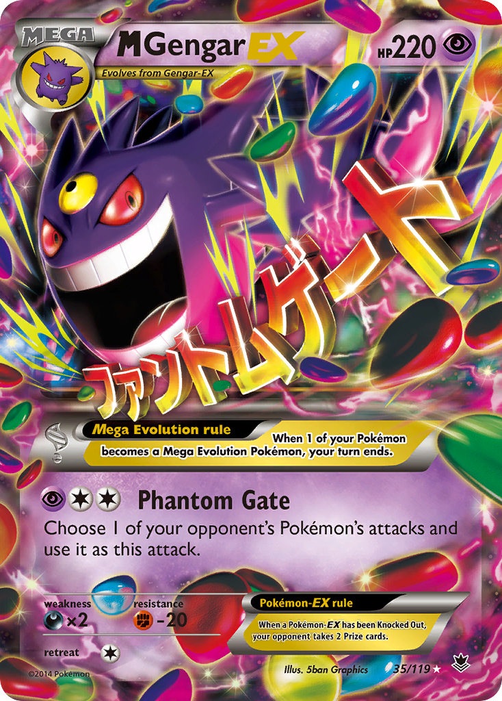 M Gengar EX (35/119) [XY: Phantom Forces] | Deep Dive Games St. Marys