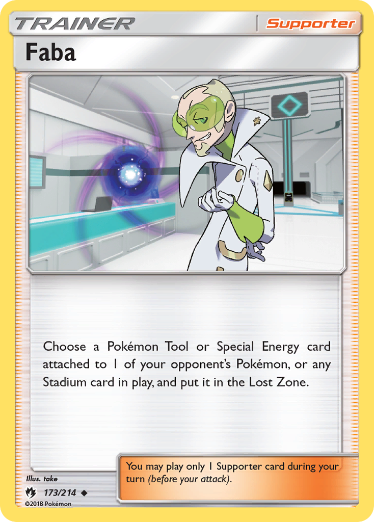 Faba (173/214) [Sun & Moon: Lost Thunder] | Deep Dive Games St. Marys