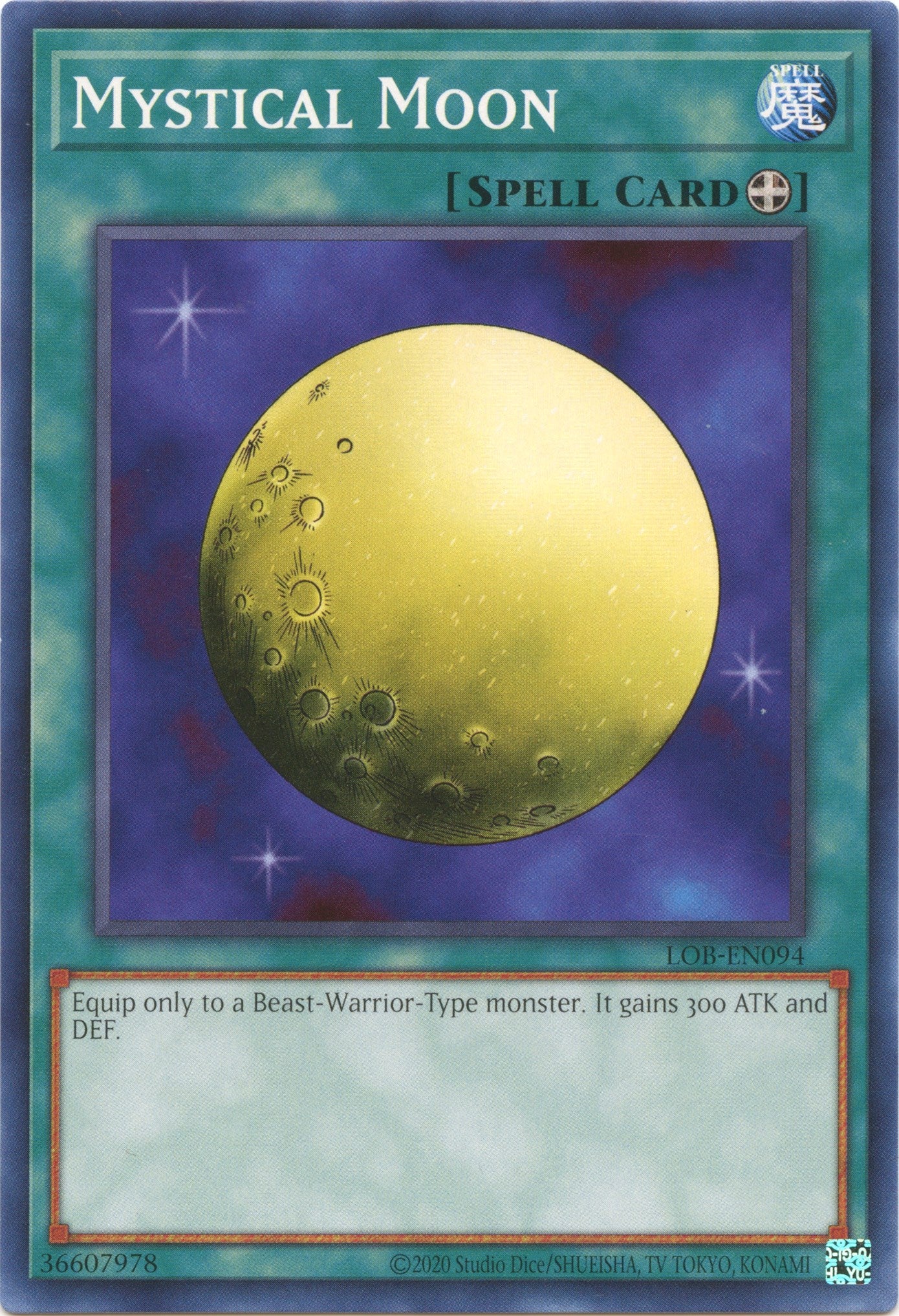 Mystical Moon (25th Anniversary) [LOB-EN094] Common | Deep Dive Games St. Marys
