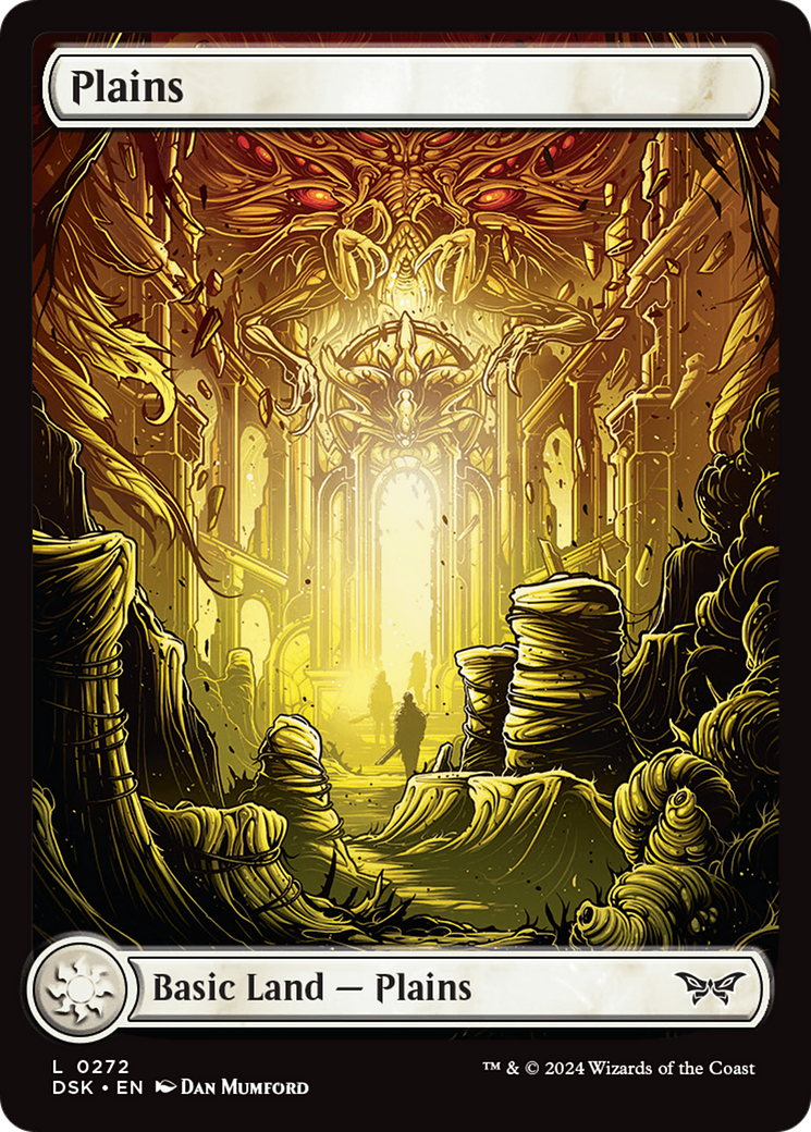Plains (272) - Full Art [Duskmourn: House of Horror] | Deep Dive Games St. Marys