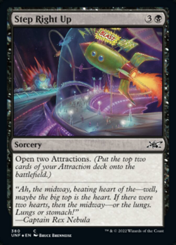 Step Right Up (Galaxy Foil) [Unfinity] | Deep Dive Games St. Marys