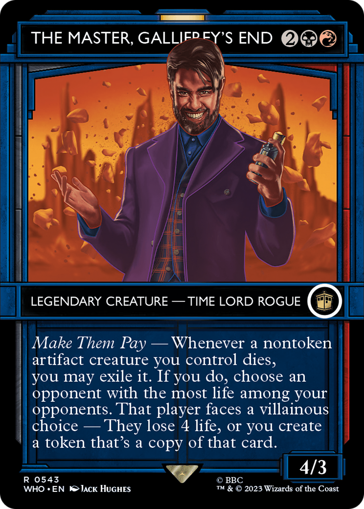 The Master, Gallifrey's End (Showcase) [Doctor Who] | Deep Dive Games St. Marys