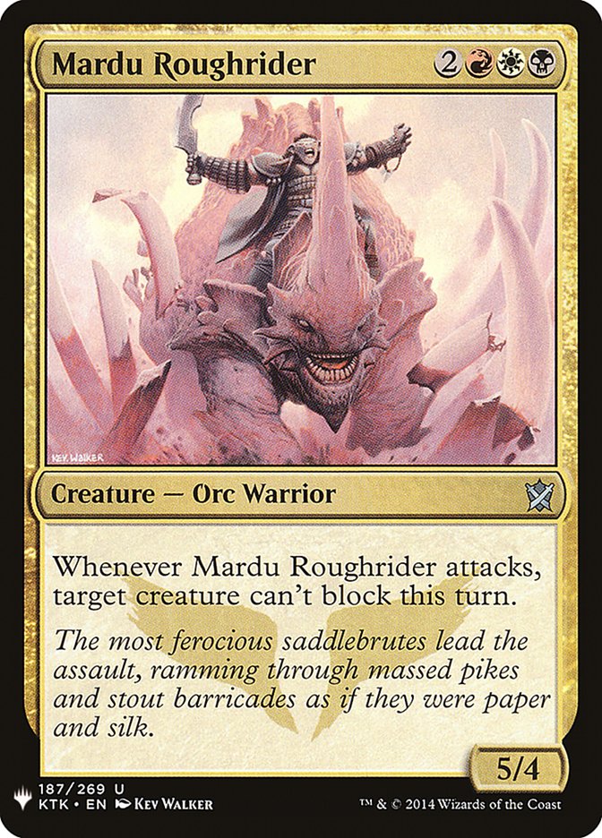 Mardu Roughrider [Mystery Booster] | Deep Dive Games St. Marys