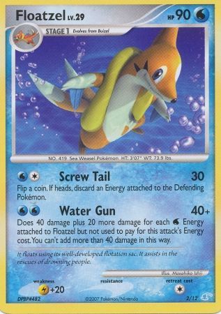 Floatzel (2/12) [Diamond & Pearl: Trainer Kit - Manaphy] | Deep Dive Games St. Marys