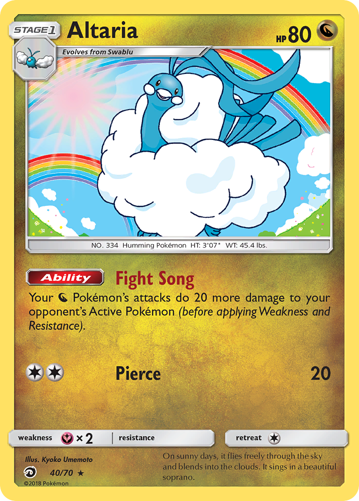 Altaria (40/70) [Sun & Moon: Dragon Majesty] | Deep Dive Games St. Marys