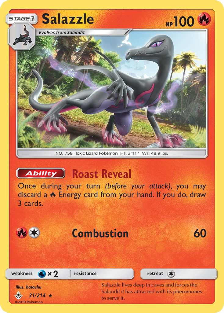 Salazzle (31/214) [Sun & Moon: Unbroken Bonds] | Deep Dive Games St. Marys