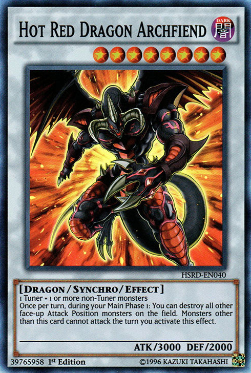 Hot Red Dragon Archfiend [HSRD-EN040] Super Rare | Deep Dive Games St. Marys