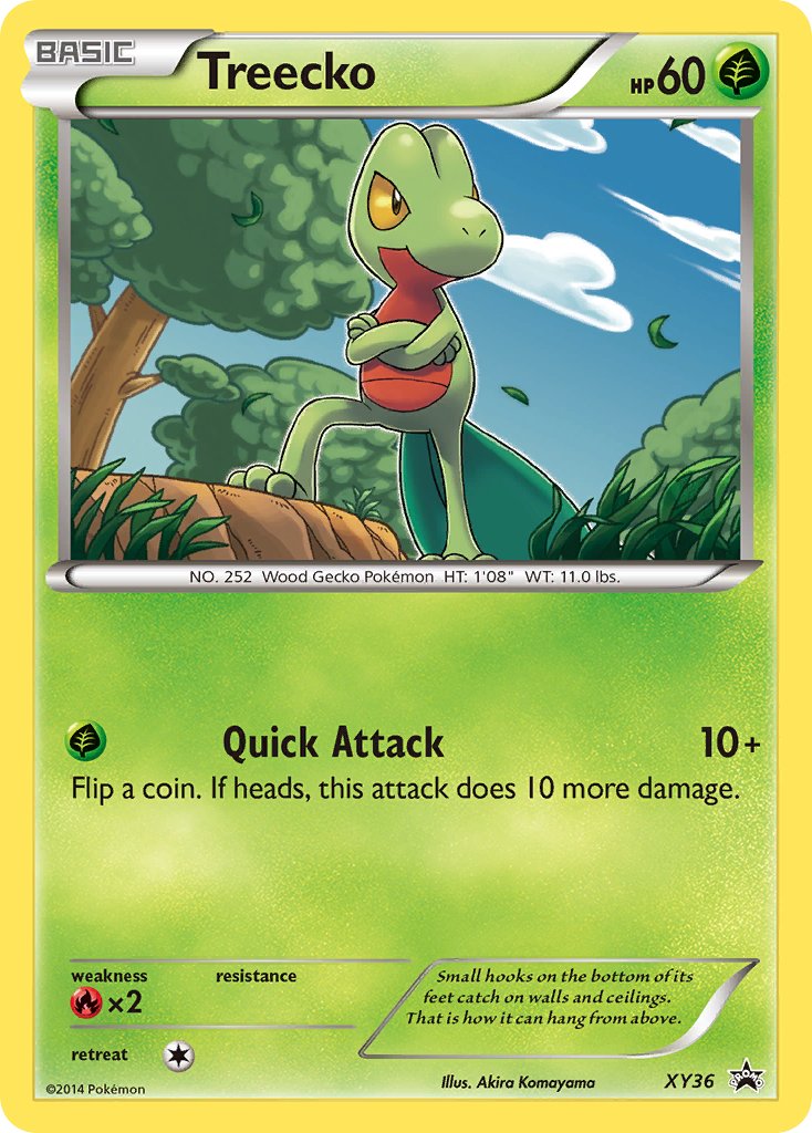 Treecko (XY36) [XY: Black Star Promos] | Deep Dive Games St. Marys