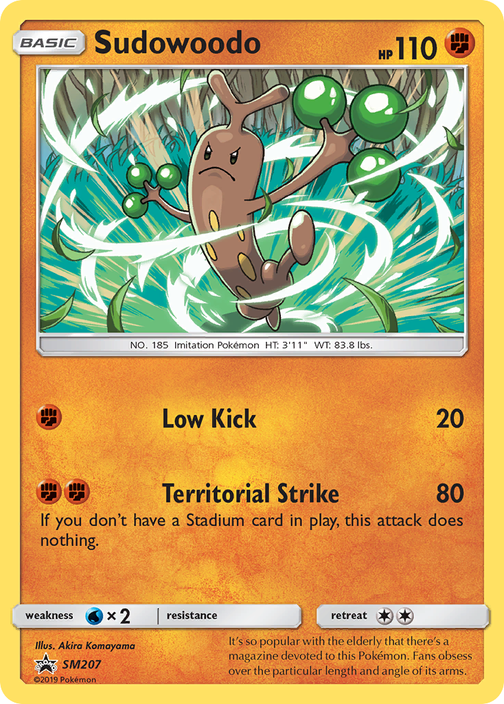 Sudowoodo (SM207) [Sun & Moon: Black Star Promos] | Deep Dive Games St. Marys