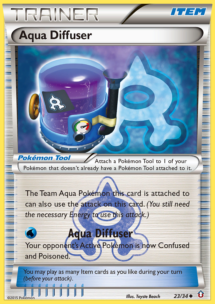 Aqua Diffuser (23/34) [XY: Double Crisis] | Deep Dive Games St. Marys