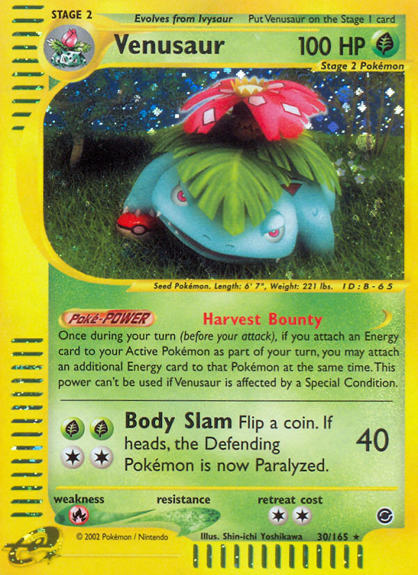 Venusaur (30/165) [Expedition: Base Set] | Deep Dive Games St. Marys