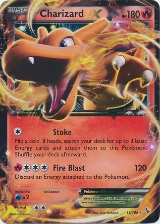 Charizard EX (11/106) (Jumbo Card) [XY: Flashfire] | Deep Dive Games St. Marys