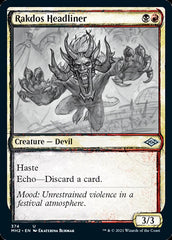 Rakdos Headliner (Sketch) [Modern Horizons 2] | Deep Dive Games St. Marys