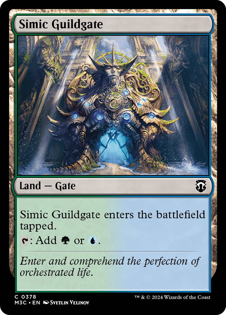 Simic Guildgate (Ripple Foil) [Modern Horizons 3 Commander] | Deep Dive Games St. Marys