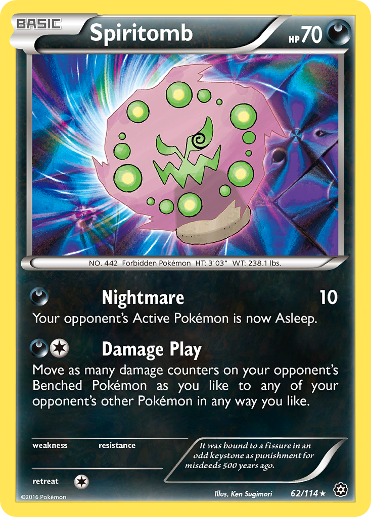 Spiritomb (62/114) [XY: Steam Siege] | Deep Dive Games St. Marys