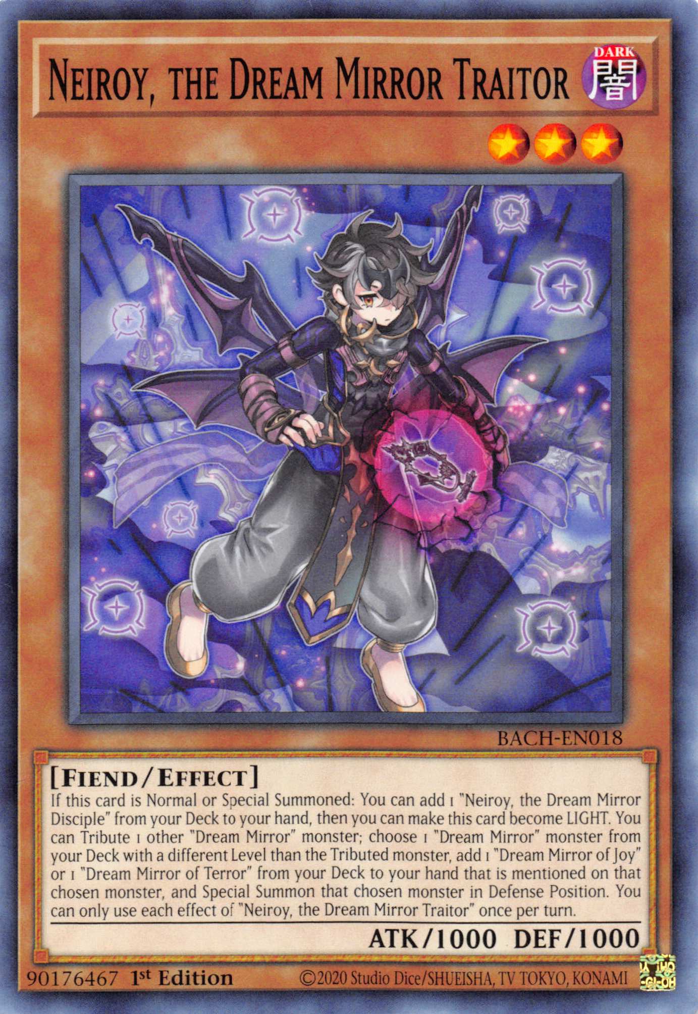 Neiroy, the Dream Mirror Traitor [BACH-EN018] Common | Deep Dive Games St. Marys
