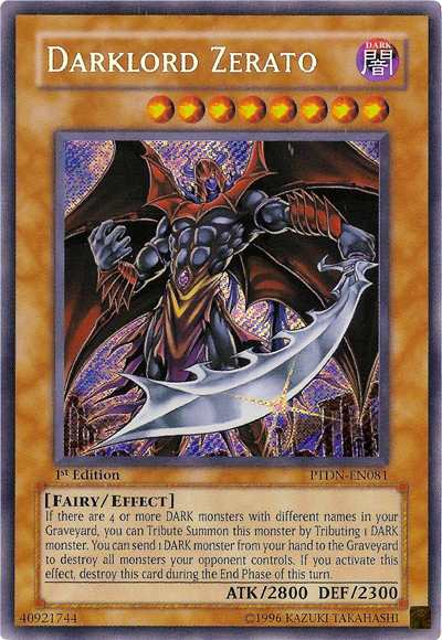 Darklord Zerato [PTDN-EN081] Secret Rare | Deep Dive Games St. Marys