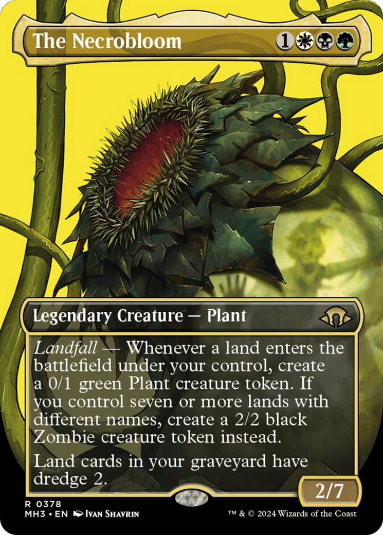 The Necrobloom (Borderless) [Modern Horizons 3] | Deep Dive Games St. Marys