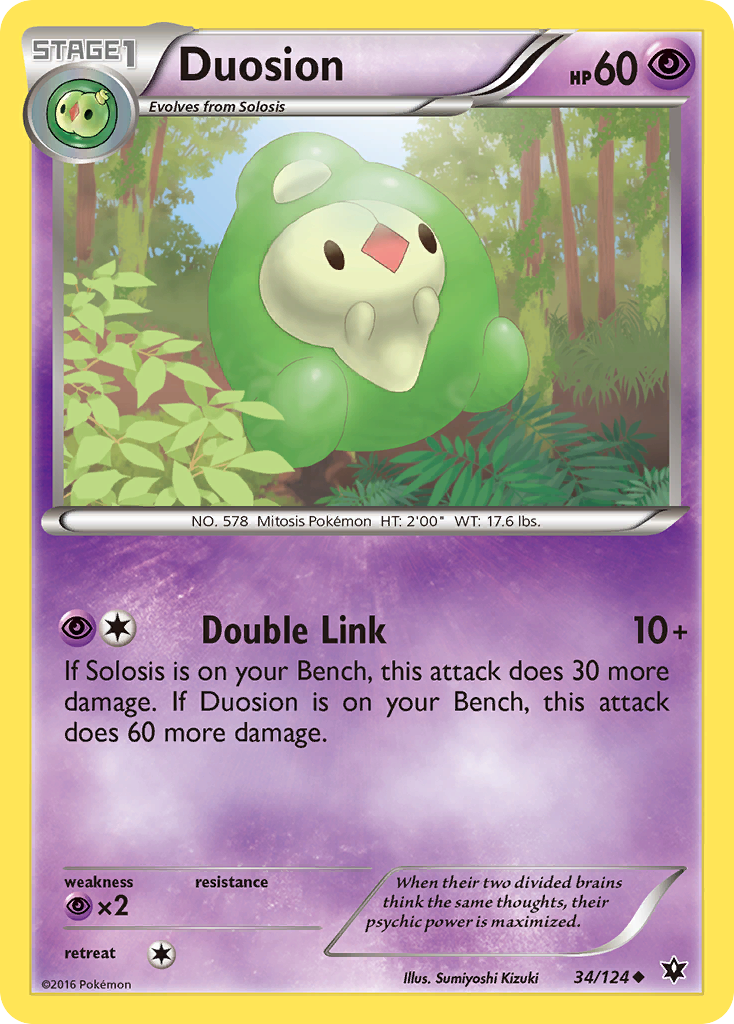 Duosion (34/124) [XY: Fates Collide] | Deep Dive Games St. Marys