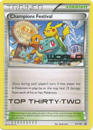 Champions Festival 2016 Top Thirty Two (XY176) [XY: Black Star Promos] | Deep Dive Games St. Marys