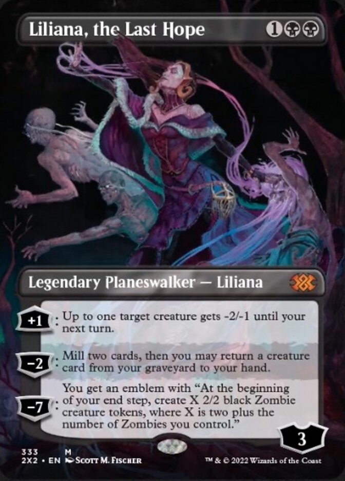 Liliana, the Last Hope (Borderless) [Double Masters 2022] | Deep Dive Games St. Marys