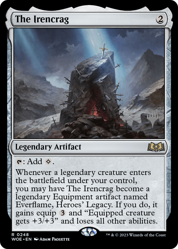 The Irencrag (Promo Pack) [Wilds of Eldraine Promos] | Deep Dive Games St. Marys