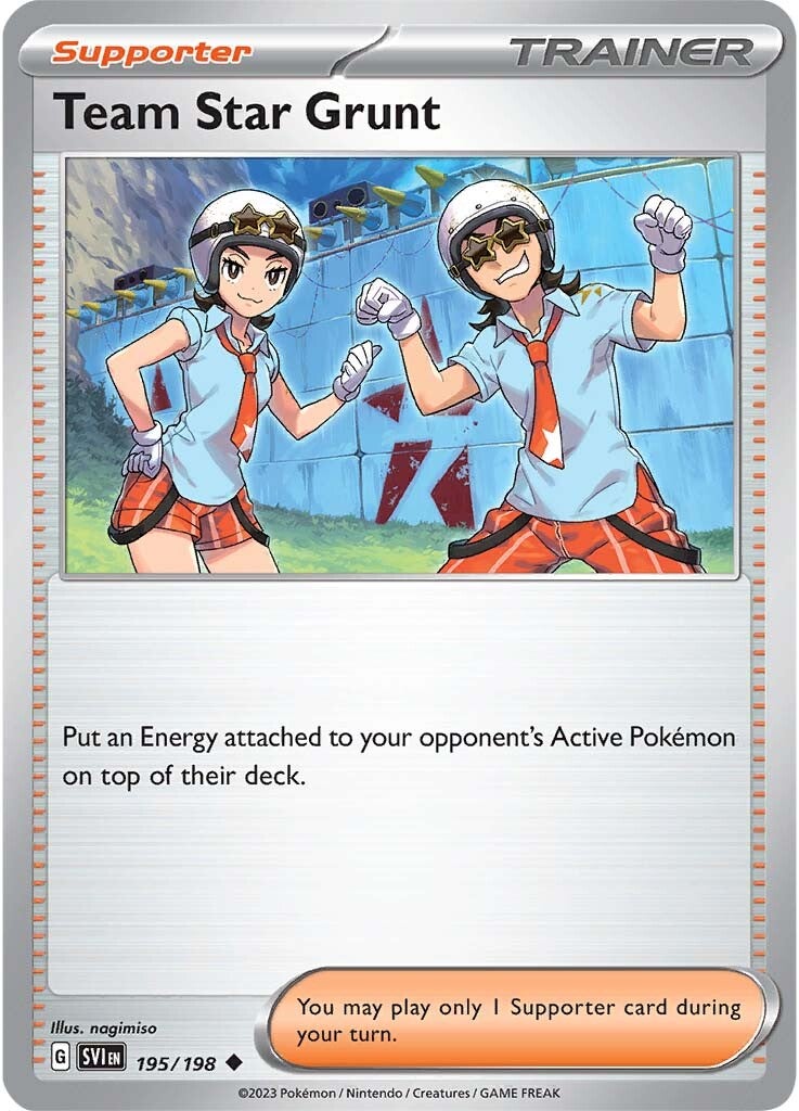 Team Star Grunt (195/198) [Scarlet & Violet: Base Set] | Deep Dive Games St. Marys