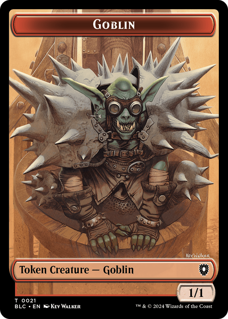 Illusion // Goblin Double-Sided Token [Bloomburrow Commander Tokens] | Deep Dive Games St. Marys