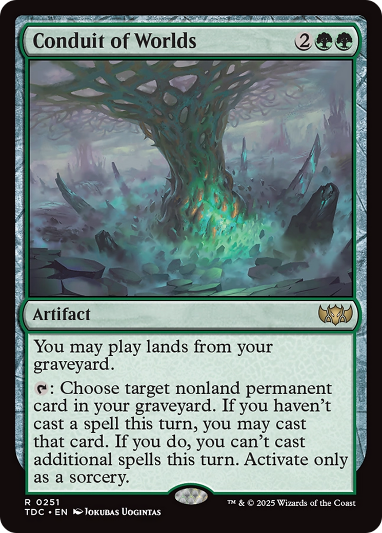 Conduit of Worlds [Tarkir: Dragonstorm Commander] | Deep Dive Games St. Marys