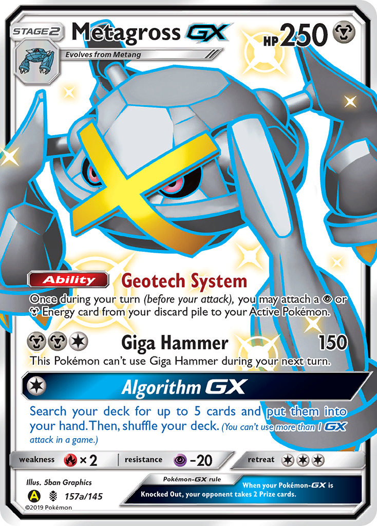 Metagross GX (157a/145) [Alternate Art Promos] | Deep Dive Games St. Marys