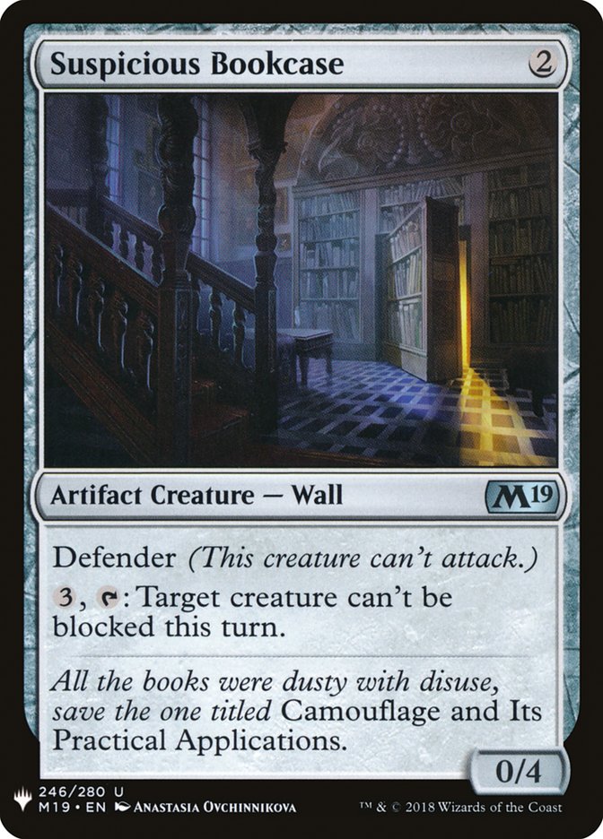 Suspicious Bookcase [Mystery Booster] | Deep Dive Games St. Marys
