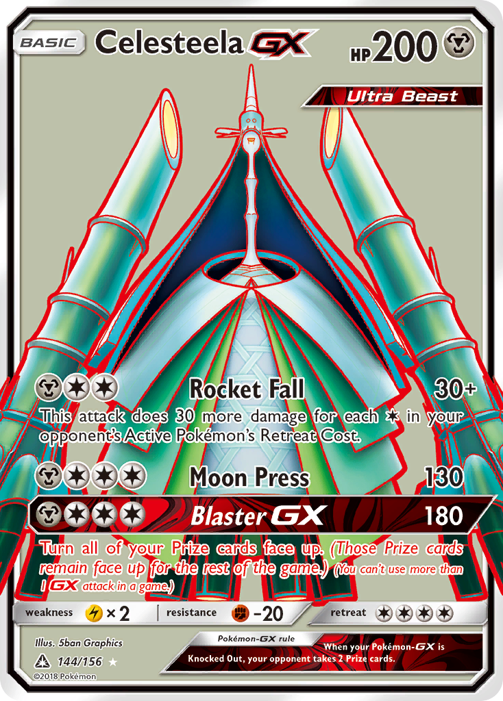 Celesteela GX (144/156) [Sun & Moon: Ultra Prism] | Deep Dive Games St. Marys