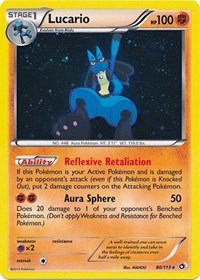 Lucario (80/113) (Cosmos Holo) [Black & White: Legendary Treasures] | Deep Dive Games St. Marys