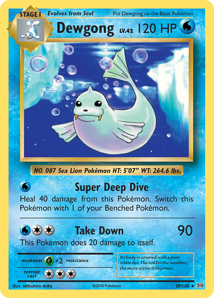 Dewgong (29/108) [XY: Evolutions] | Deep Dive Games St. Marys