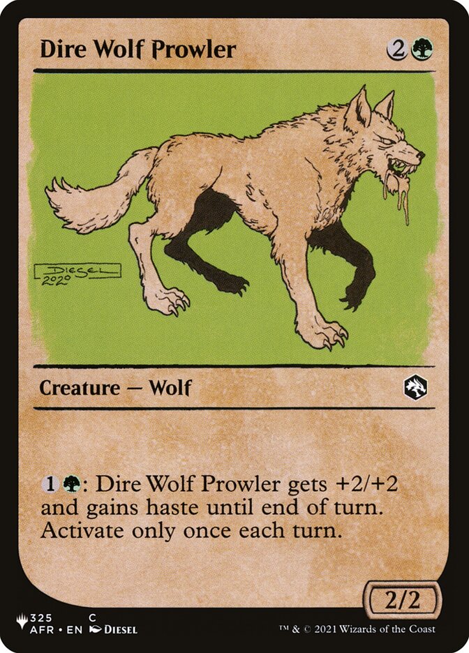 Dire Wolf Prowler (Showcase) [The List] | Deep Dive Games St. Marys