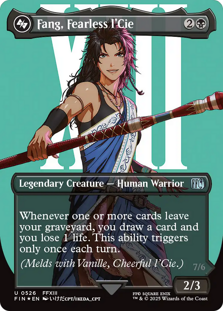 Fang, Fearless l'Cie (Borderless) (Surge Foil) [FINAL FANTASY] | Deep Dive Games St. Marys