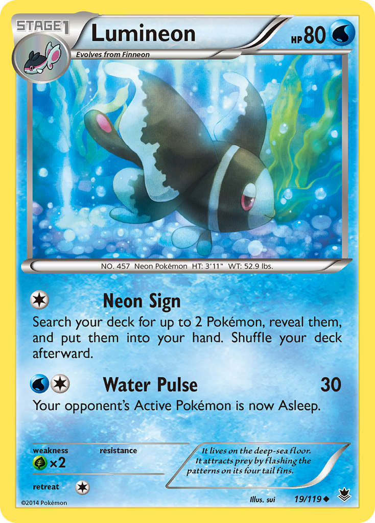 Lumineon (19/119) [XY: Phantom Forces] | Deep Dive Games St. Marys