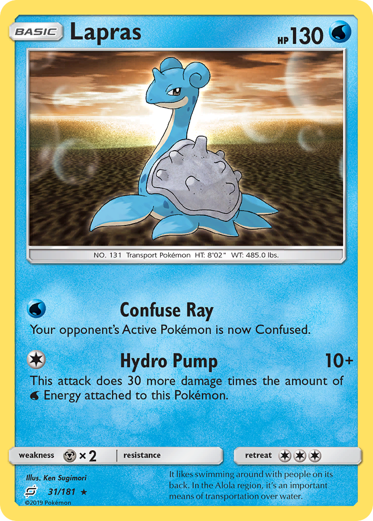 Lapras (31/181) [Sun & Moon: Team Up] | Deep Dive Games St. Marys