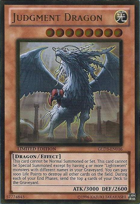 Judgment Dragon [GLD3-EN016] Gold Rare | Deep Dive Games St. Marys