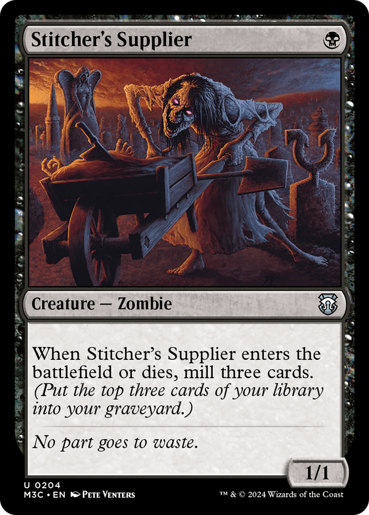 Stitcher's Supplier (Ripple Foil) [Modern Horizons 3 Commander] | Deep Dive Games St. Marys