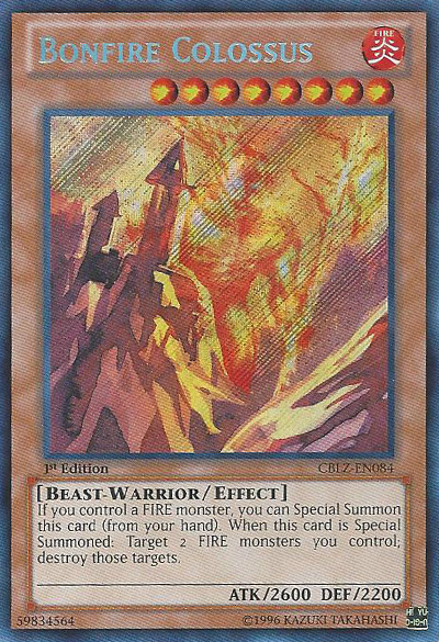 Bonfire Colossus [CBLZ-EN084] Secret Rare | Deep Dive Games St. Marys